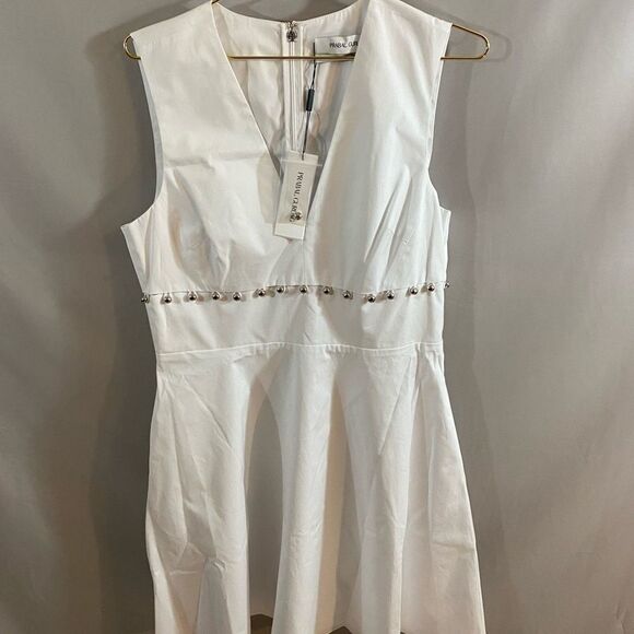 Prabal Gurung A-Line Poplin Fit and Flair Dress - Picture 2 of 5